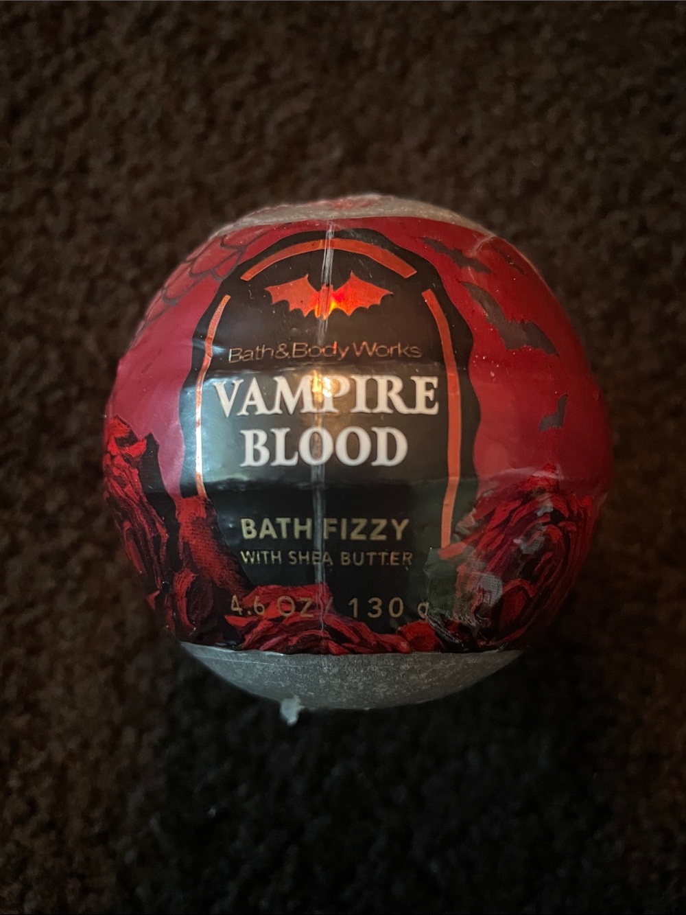Bath & Body Works Vampire Blood Bath Fizzy - Red and Black